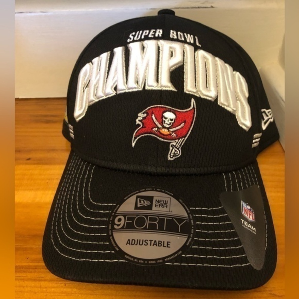 Super Bowl Champions Hat Tampa Bay Buccaneers Football 2021 Black